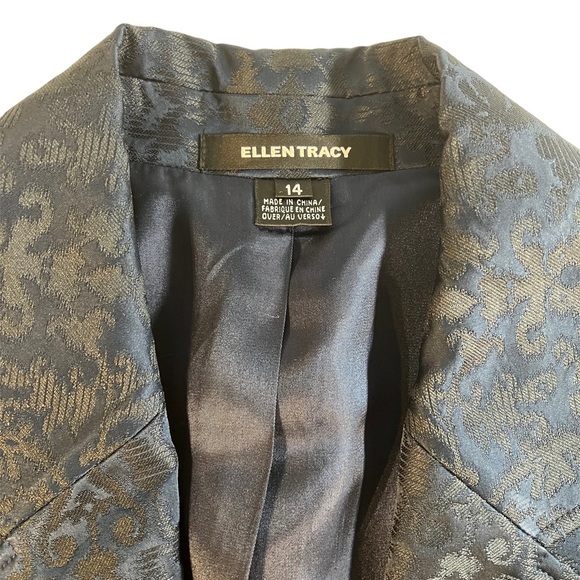 Ellen Tracy Brocade Blazer - Picture 3 of 5